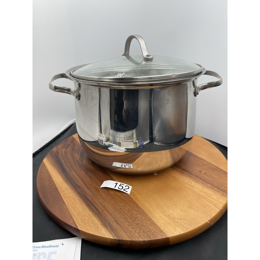 Gourmet Stainless‎ Steel Professional Grade Stock Pan